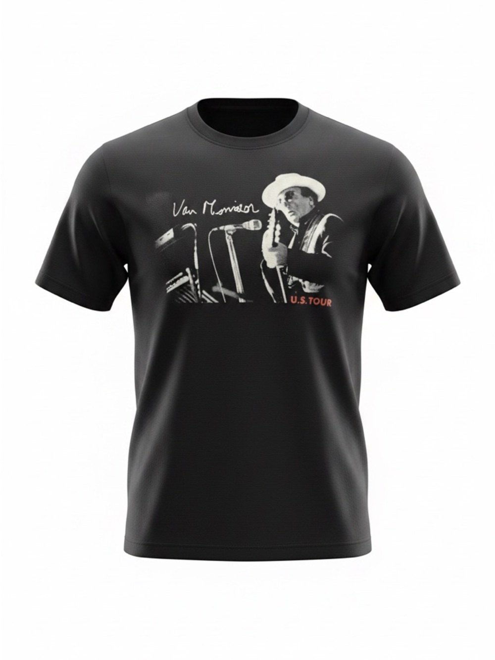 Van Morrison 2023 US Tour Adult Shirt Black New Small